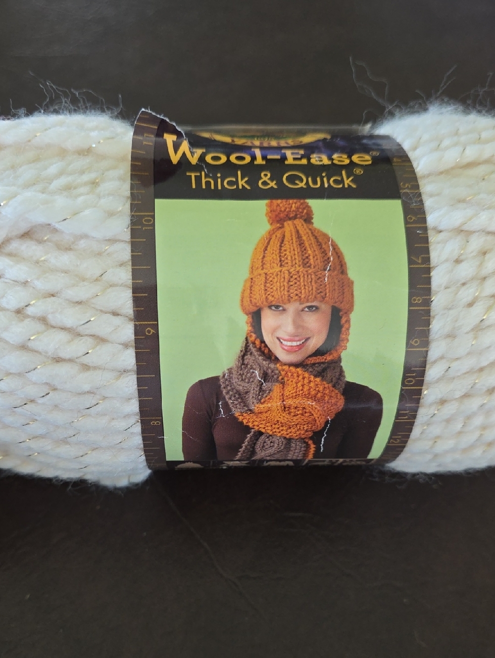 Wool-Ease Thick & Quick Cream Yarn - Soft Bulky Yarn for Knitting & Crochet